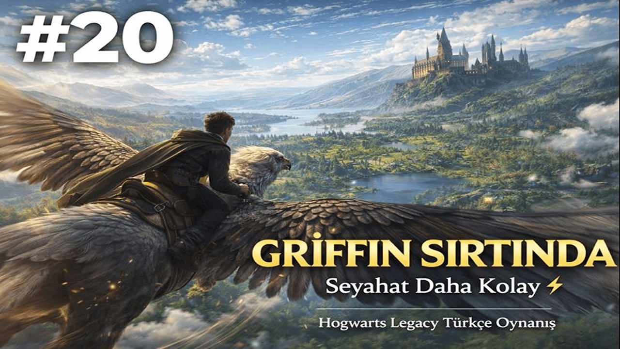 Griffin Sırtında Seyehat Daha Kolay⚡  Hogwarts Legacy Türkçe Oynanış #20