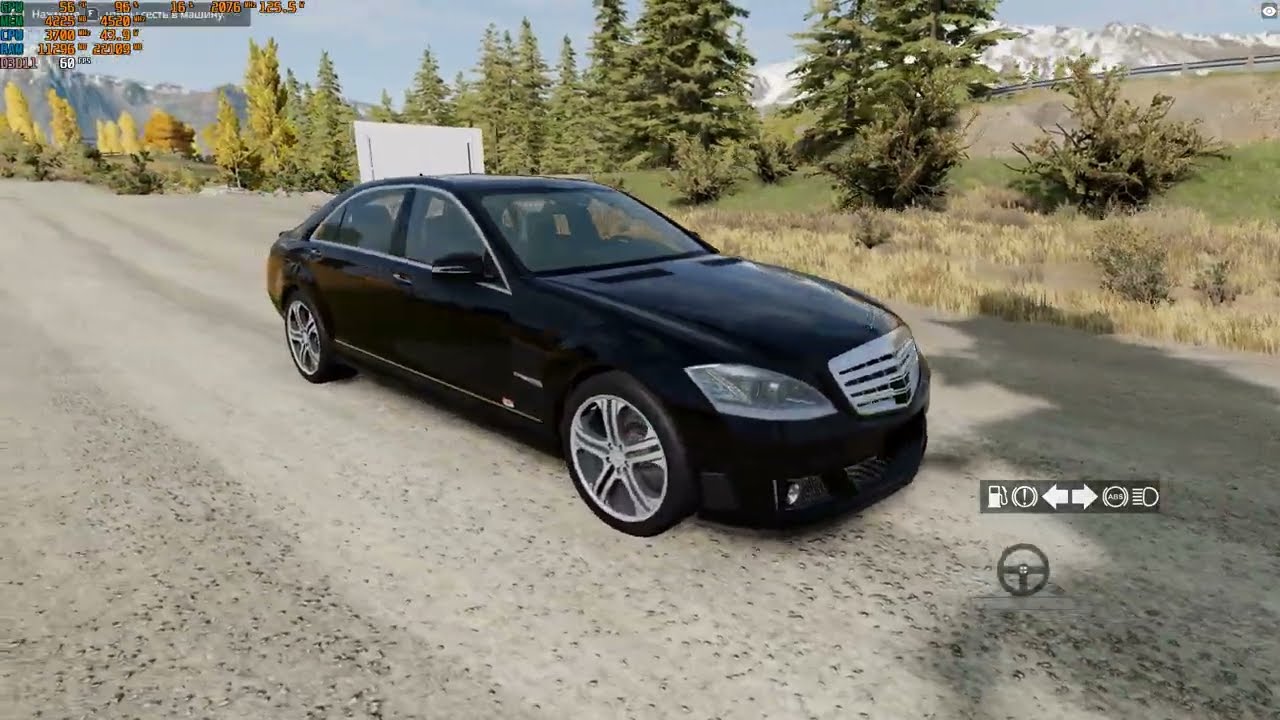 BeamNG.drive Mercedes-Benz BRABUS V12 W221