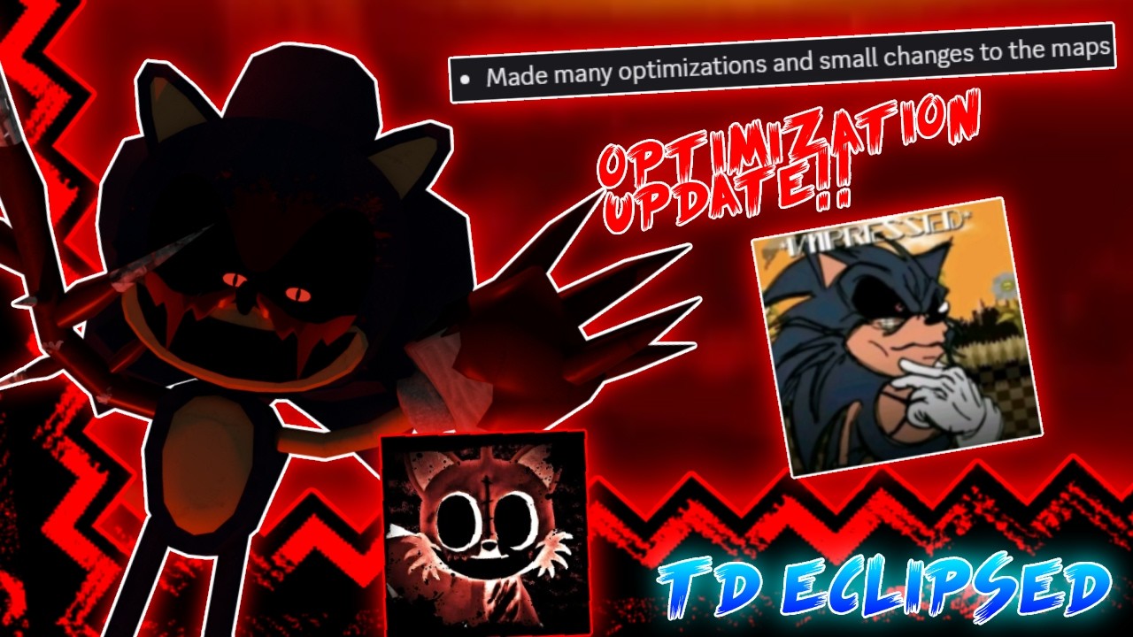 TDE Actually Got An Optimization Update, MOBILE PLAYERS STAND UP!! | Sonic.EXE: The DisasterEclipsed