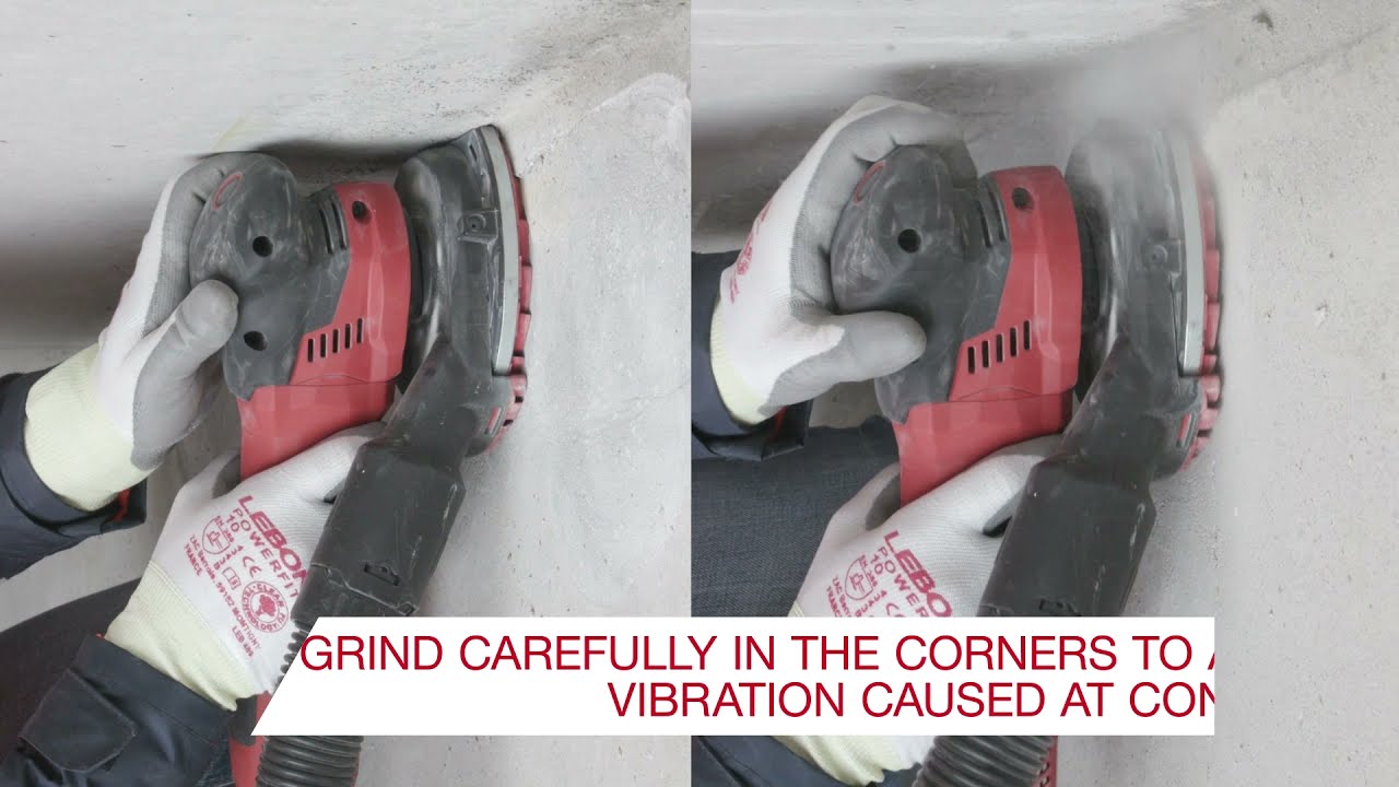 Hilti DGH 130 - Tips and Tricks for more effective concrete grinding