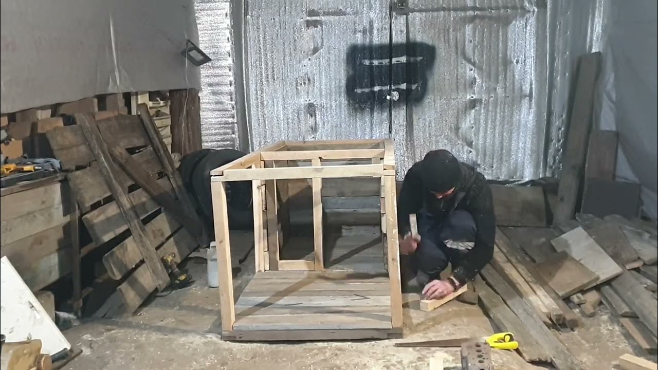 Собачья будка своими руками.#будка 
