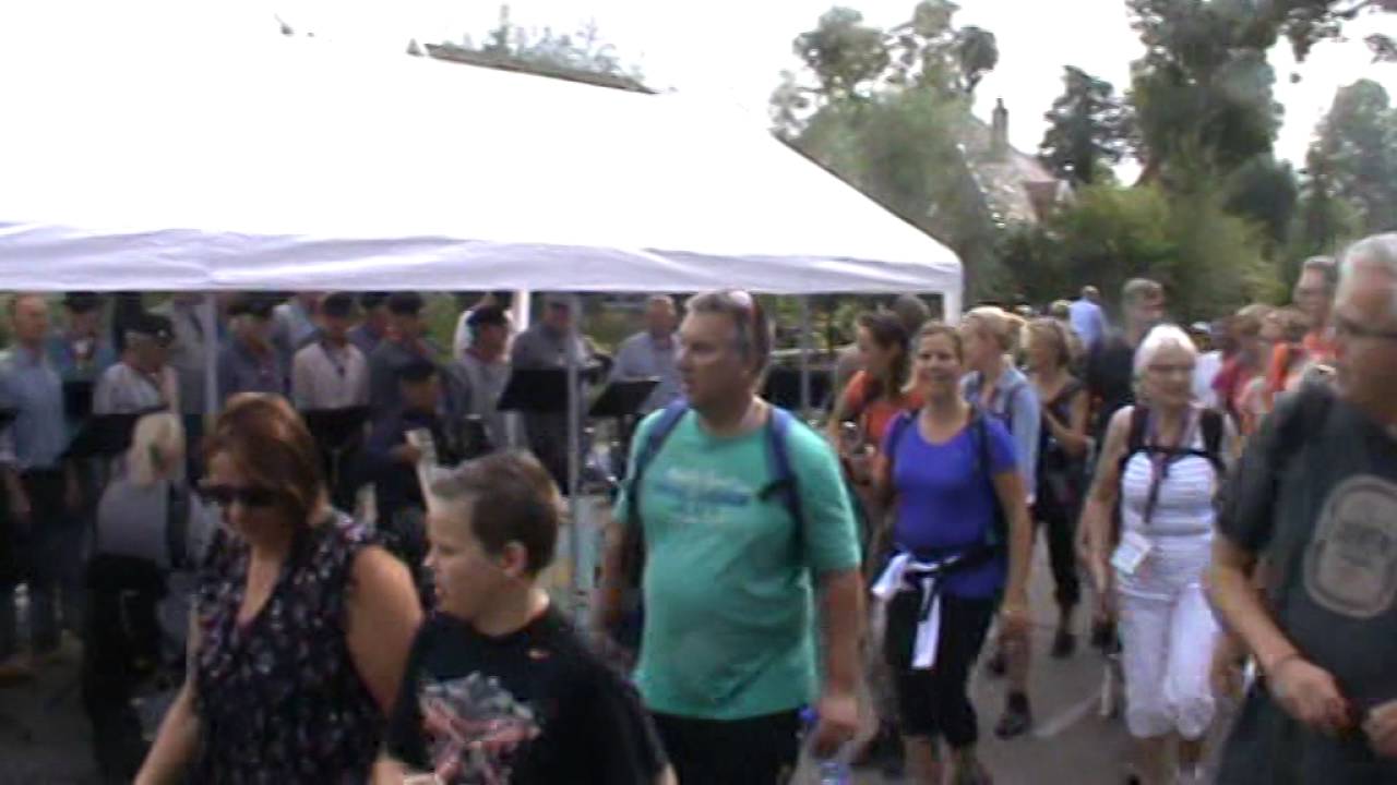 Impressie van de Skulpers bij de dam tot dam loop 2016