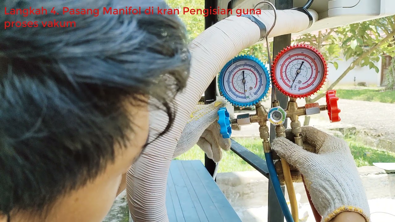 BELAJAR AIR CONDITIONER(AC)//PUMP DOWN, PEMINDAHAN DAN PEMASANGAN UNIT AC SPLIT