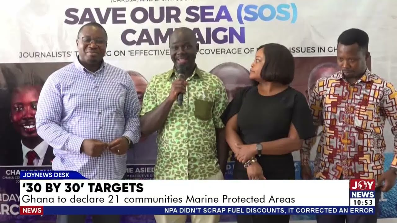 '30 By 30' Targets: Ghana to declare 21 communities as Marine Protected Areas