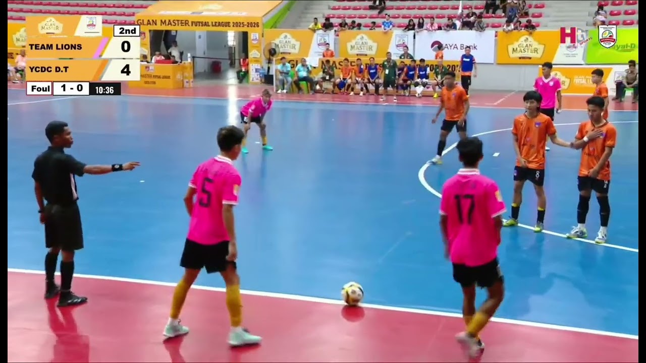 Team Lions Vs YCDC Dream Team 17.2.2026 Glan Master Fustal League Goals Highlight 
