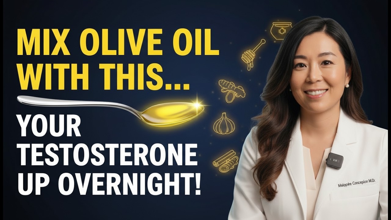 Senior: Add THIS to Olive Oil Before Bed &mdash; Skyrocket Your Testosterone After 60 | Dr. Mika Hayashi