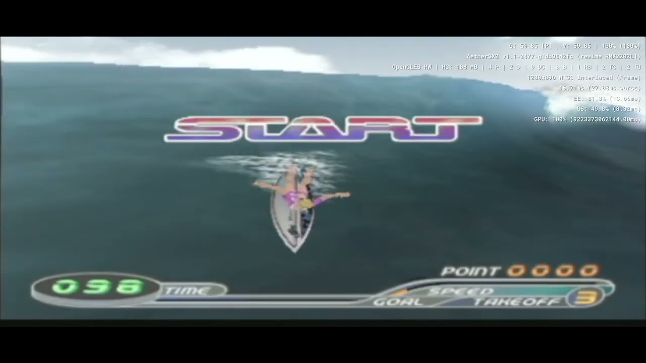 Surfing H3O - Aethersx2 Android PS2 Emulator SD888 Realme GT