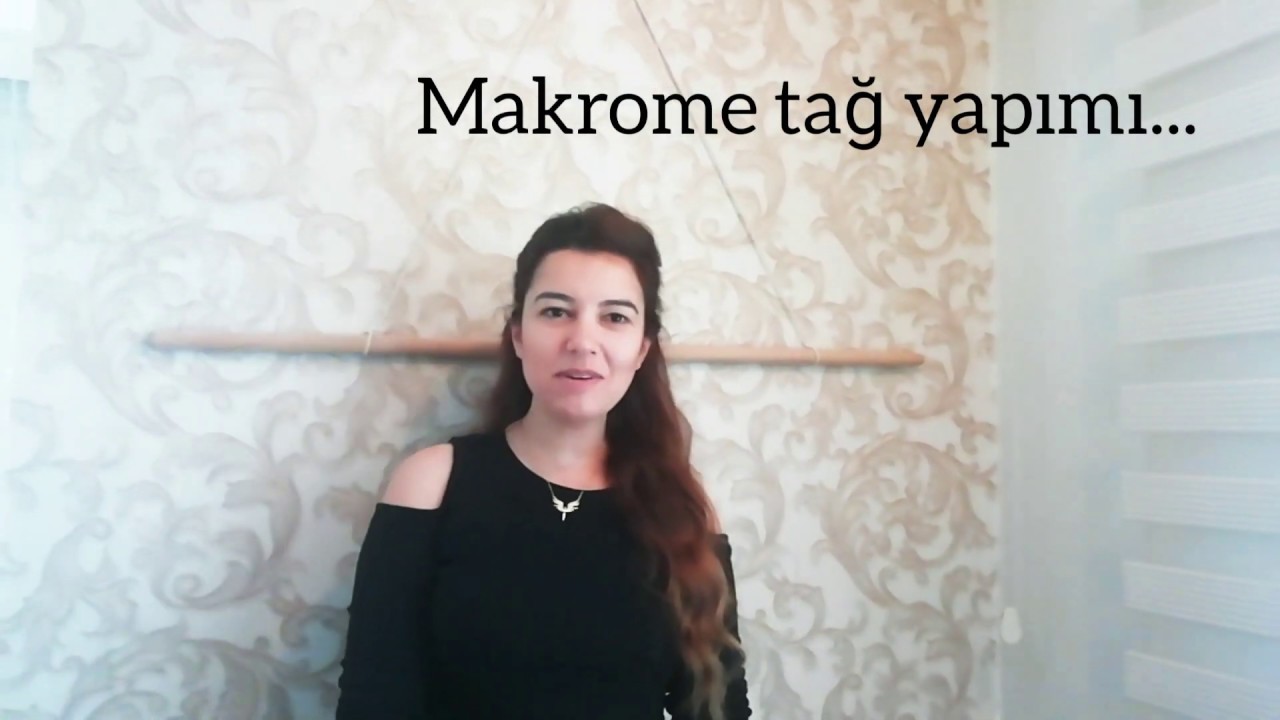 Makrome tağ yapımı... Makrome duvar süsü. #makrome #makrometağ #makromedekor