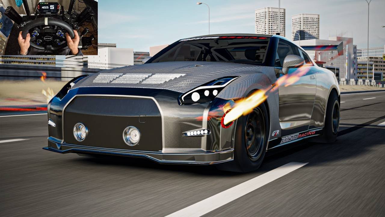 Uncontrollable 4,800HP Twin Turbo Nissan GT-R R35 TX2K - Assetto Corsa