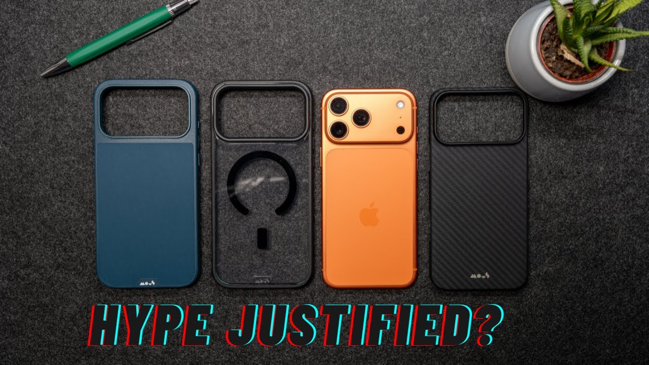 Чехлы Mous для iPhone 17 Pro Max, безграничные, прозрачные, супертонкие