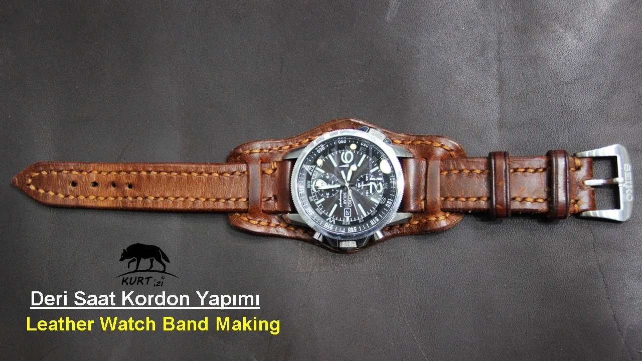 Deri Saat Kordonu Yapımı (leather watch strap making)