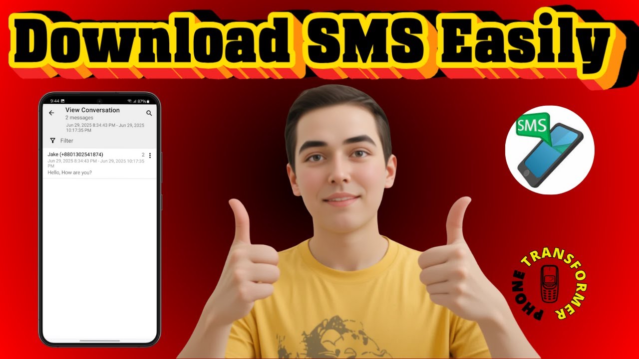 How to Download a Text Message From an Android - Step-by-Step Guide