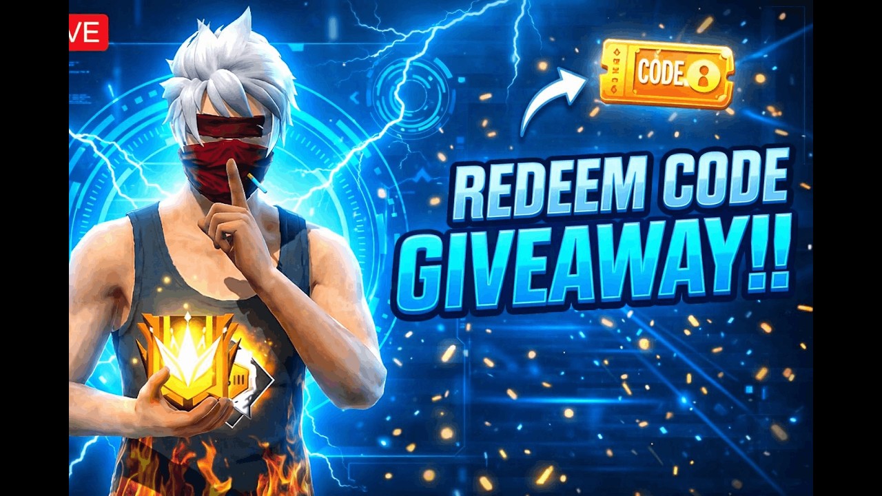 FREE FIRE LIVE REDEEM CODE GIVEAWAY || FF LIVE GIVEAWAY || #freefire