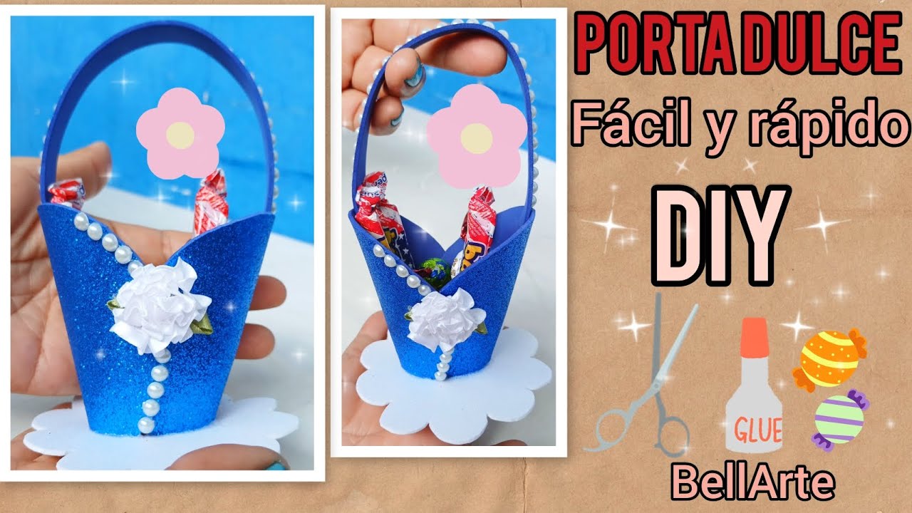 Mira esta IMPRESIONANTE Idea, PORTA DULCE Fácil y Rápido| DIY Fácil, Rápido y Económico 😊. 