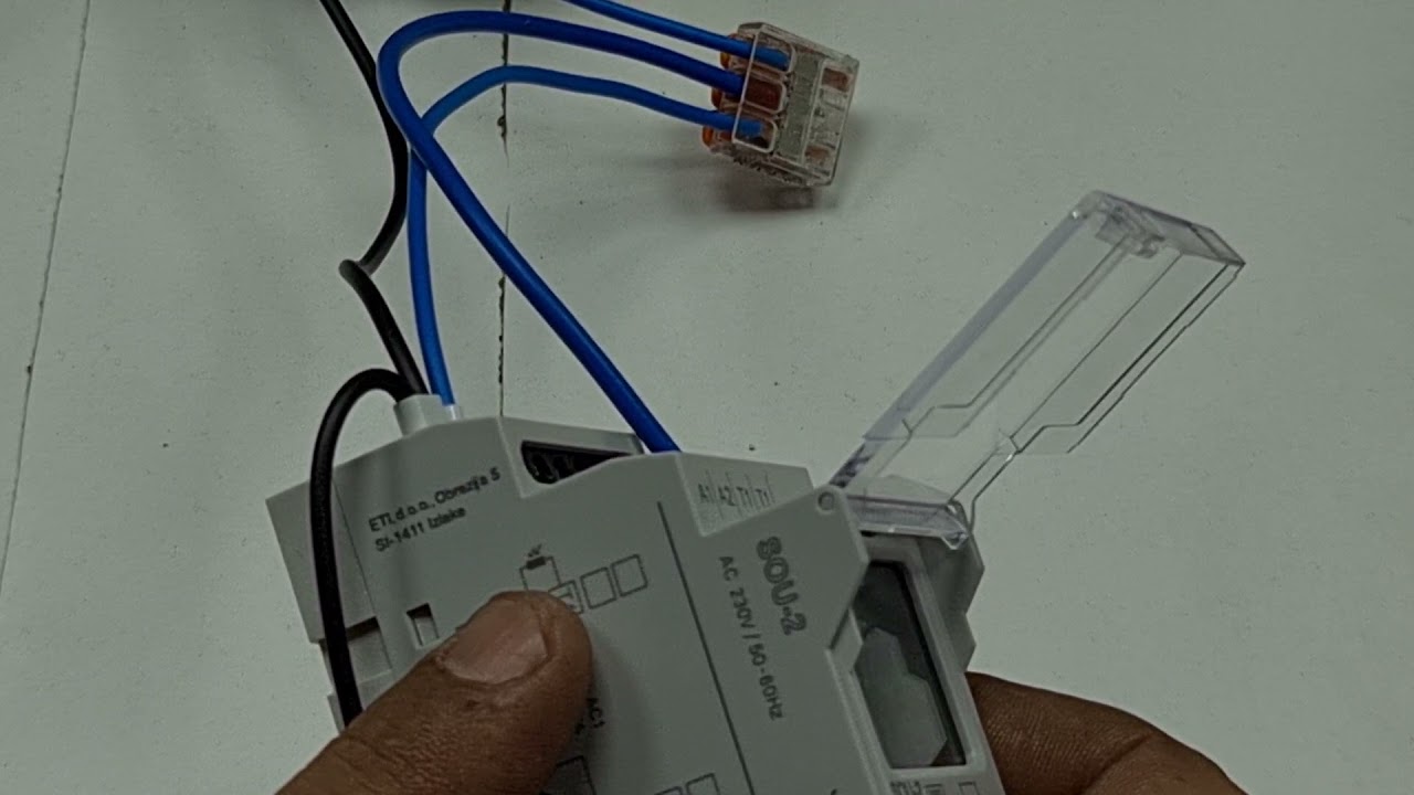 Comutator crepuscular cu programare ETI SOU-2 cu senzor