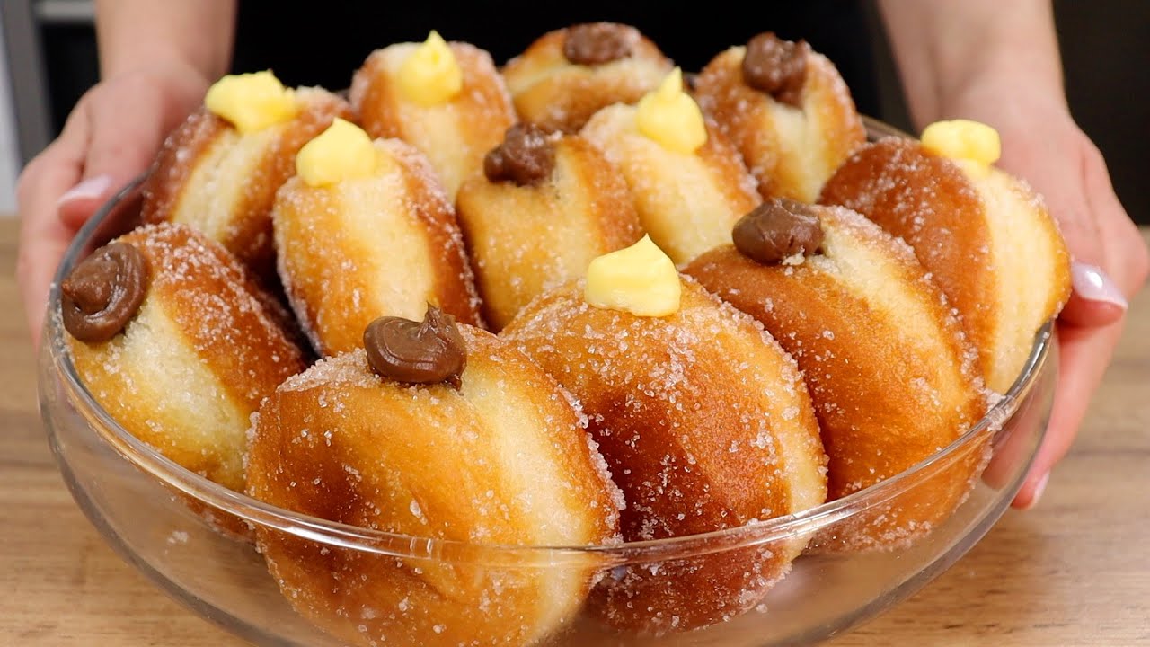 БОМБОЛОНИ Секрет самых пышных пончиков в мире! 🇮🇹 Подробный РЕЦЕПТ