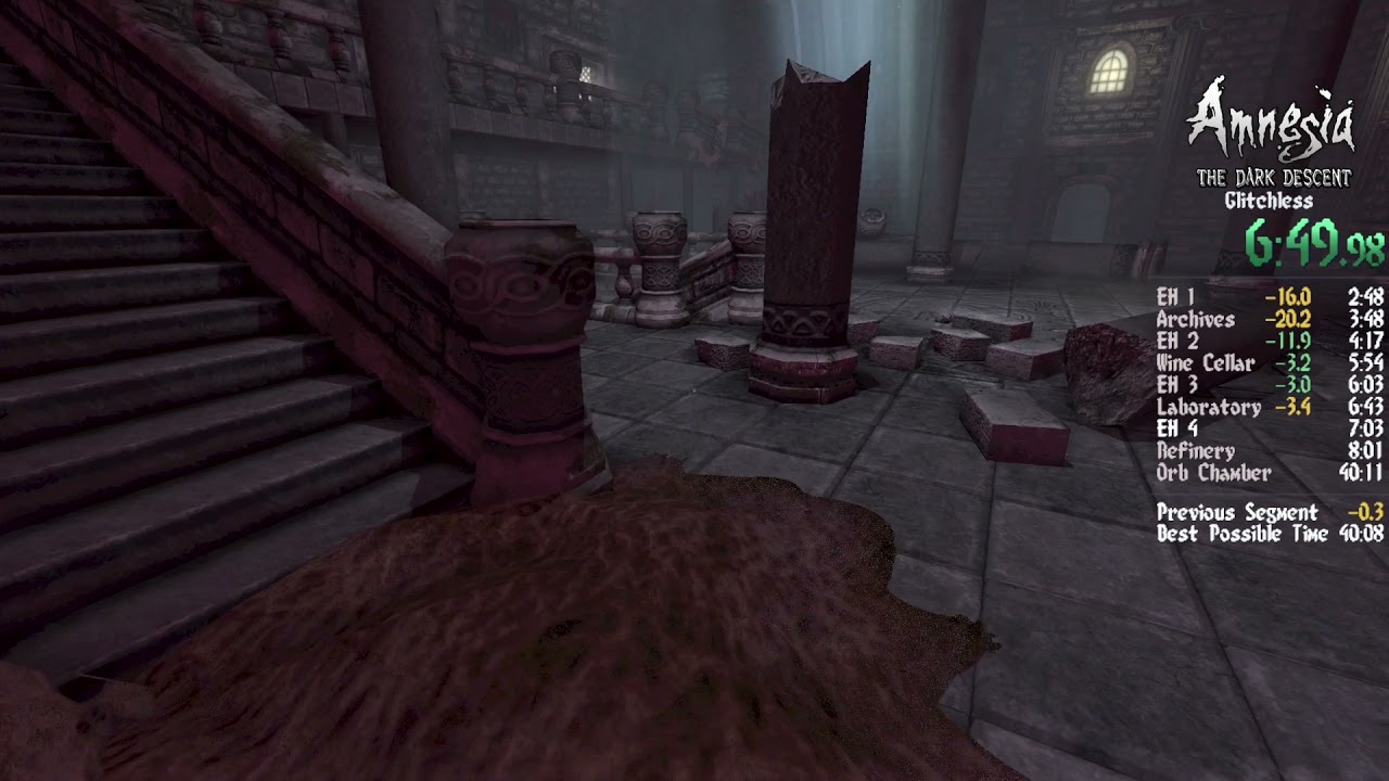 Amnesia: The Dark Descent - Glitchless Speedrun (39:56)