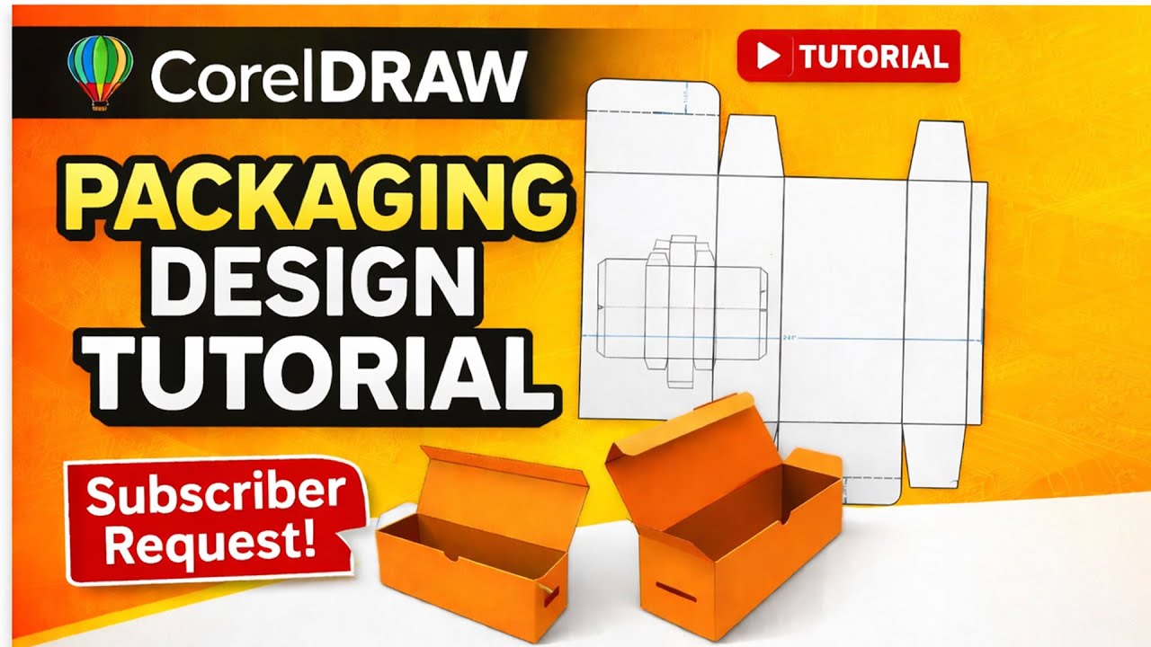 CorelDRAW Packaging  Design Tutorial 