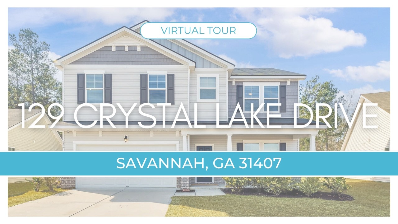 Virtual Tour: 129 Crystal Lake Drive, Savannah, GA 31407