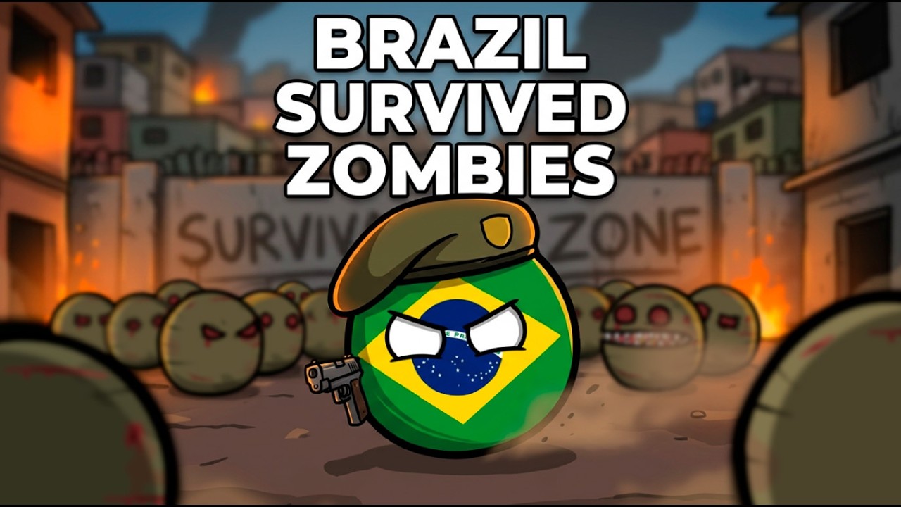 Zombies in America: Episode 12  - Brazil ( Countryballs )