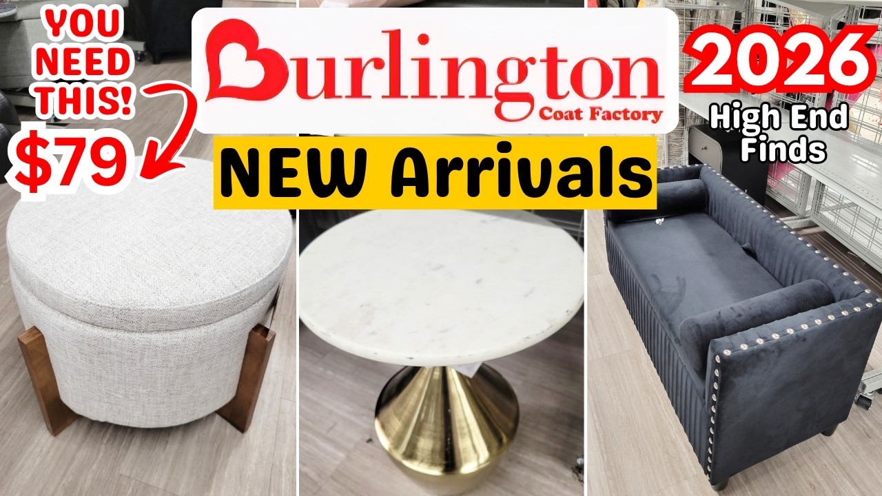 THE BEST BURLINGTON HOME DECOR AND FURNITURE FINDS😱SHOP WITH ME | I CAN'T BELIEVE THIS!