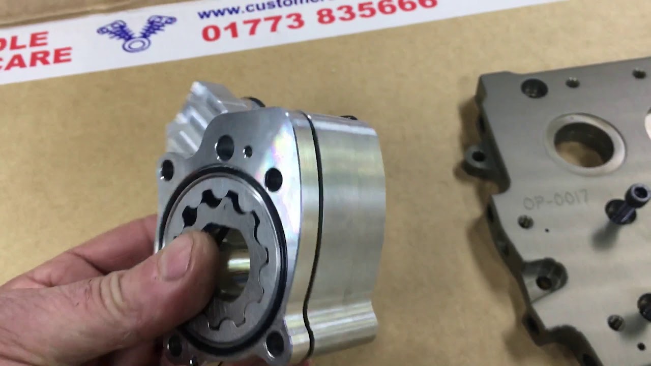 Harley Davidson camplate hydraulic camchain tensioners upgrade & oil pump 4 cam-chains or gear drive