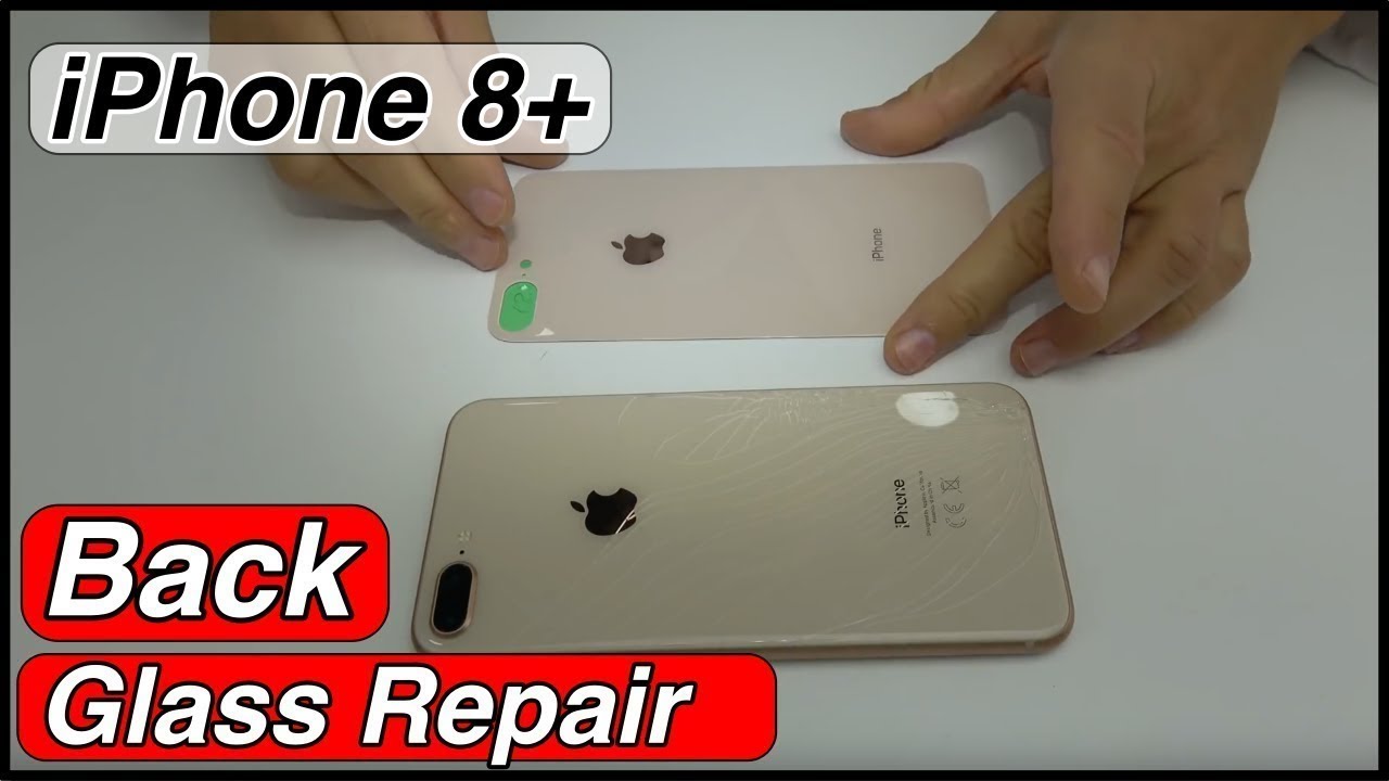 iPhone 8 Plus back glass with frame replacement