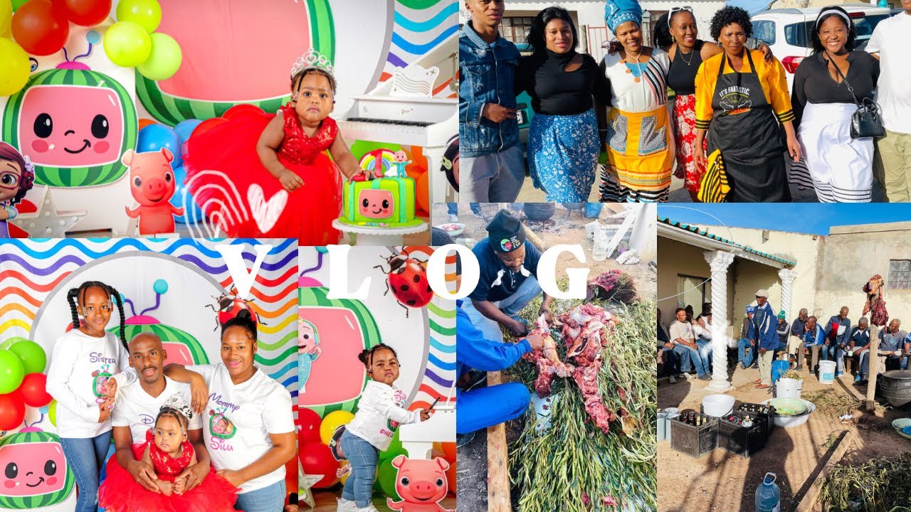 A messy Vlog| My daughter’s first birthday, Cocomelon shoot| Xhosa traditional ceremony (ukubuyiswa)