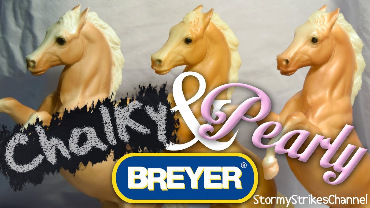 Breyer History - Pearly & Chalky Plastics in Classics