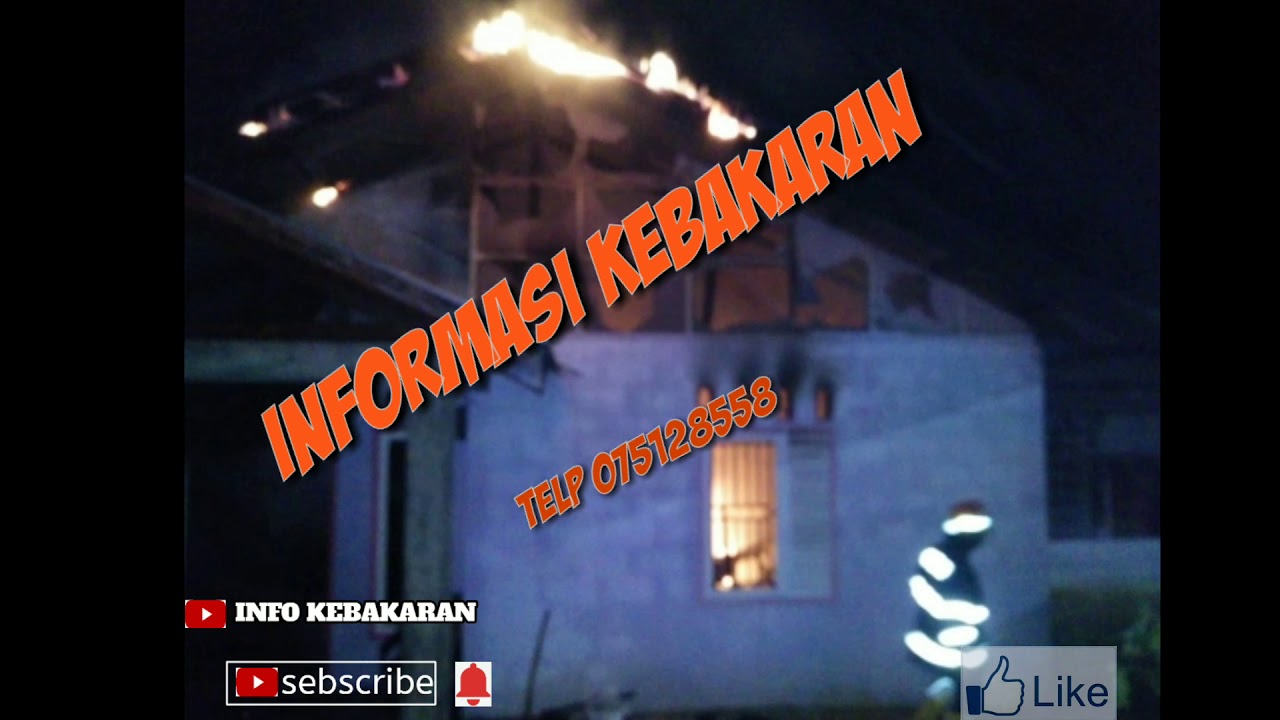 #INFOKEBAKARAN#SUMBAR.      Tiga rumah terbakar  di Padang besi lubuk kilangan