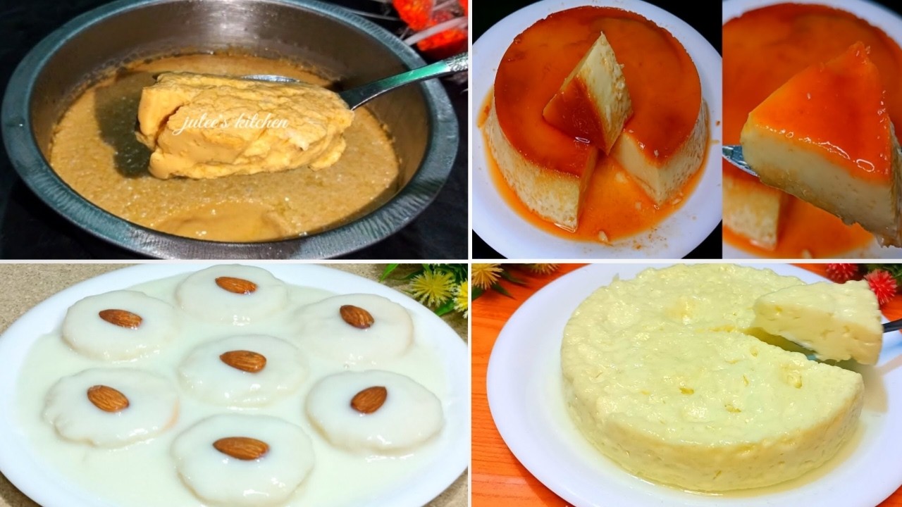 সারাদিন রোজা রেখে ইফতারে কলিজা ঠান্ডা করা এই ৪টি ডেজার্ট রেসিপি একসাথে|Iftar Special Dessert Recipes