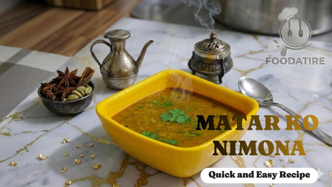 Best Matar Nimona Recipe | Nimona Recipe | Green Peas Curry Recipe