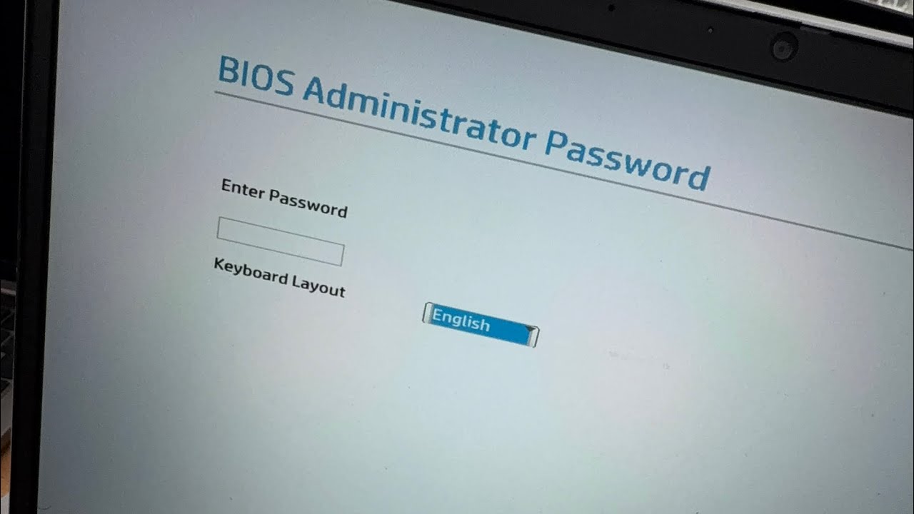 Method HP ProBook, EliteBook, ZBook ,Chromebooks BIOS Administrator Password 2025