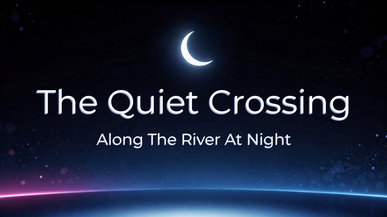 Whispered Night Story – The Quiet Crossing Along The River At Night