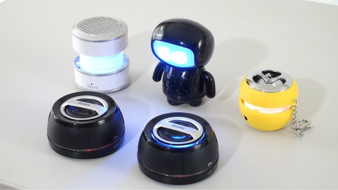 Light Up Mini Speakers Showdown Comparison + Sound Test