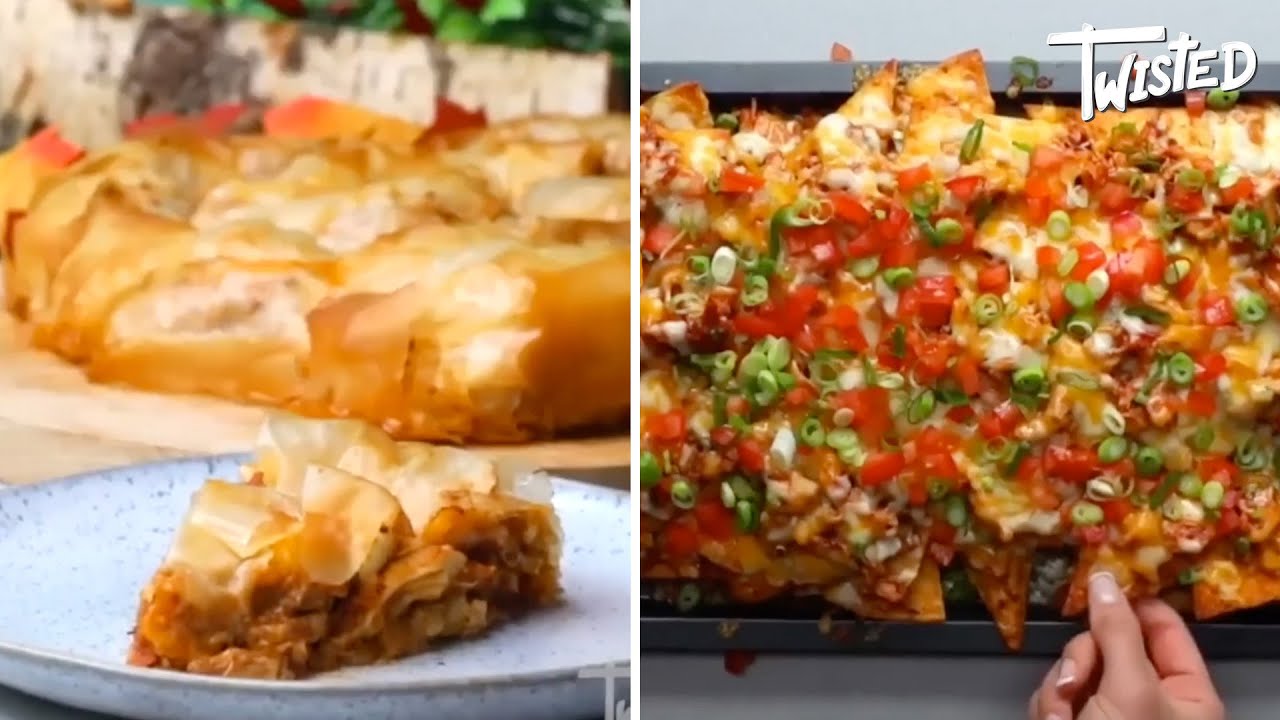 Hunters Chicken Feast: Pizza, Doughballs, Calzone, Nachos, and Loaded Fries!| Twisted