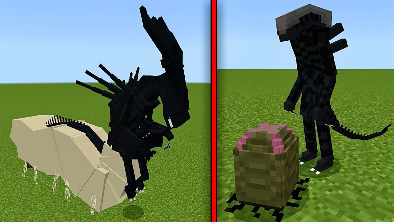 New ALIEN ADDON in Minecraft Bedrock