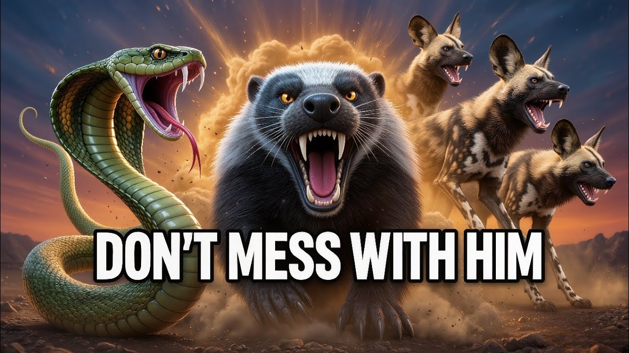 The Animal That Fears Nothing | Honey Badger Survival Story 🦡🍯