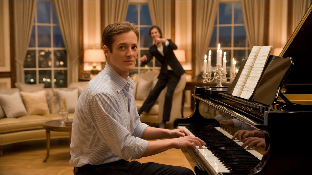 Play Chopin on My Wealth, Every Penny Yours” Billionaire Laughed—Single Dad Did and Stunned Her..