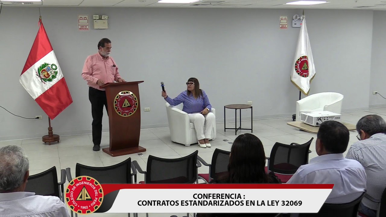Conferencia: Contratos Estandarizados en la Ley 32069.