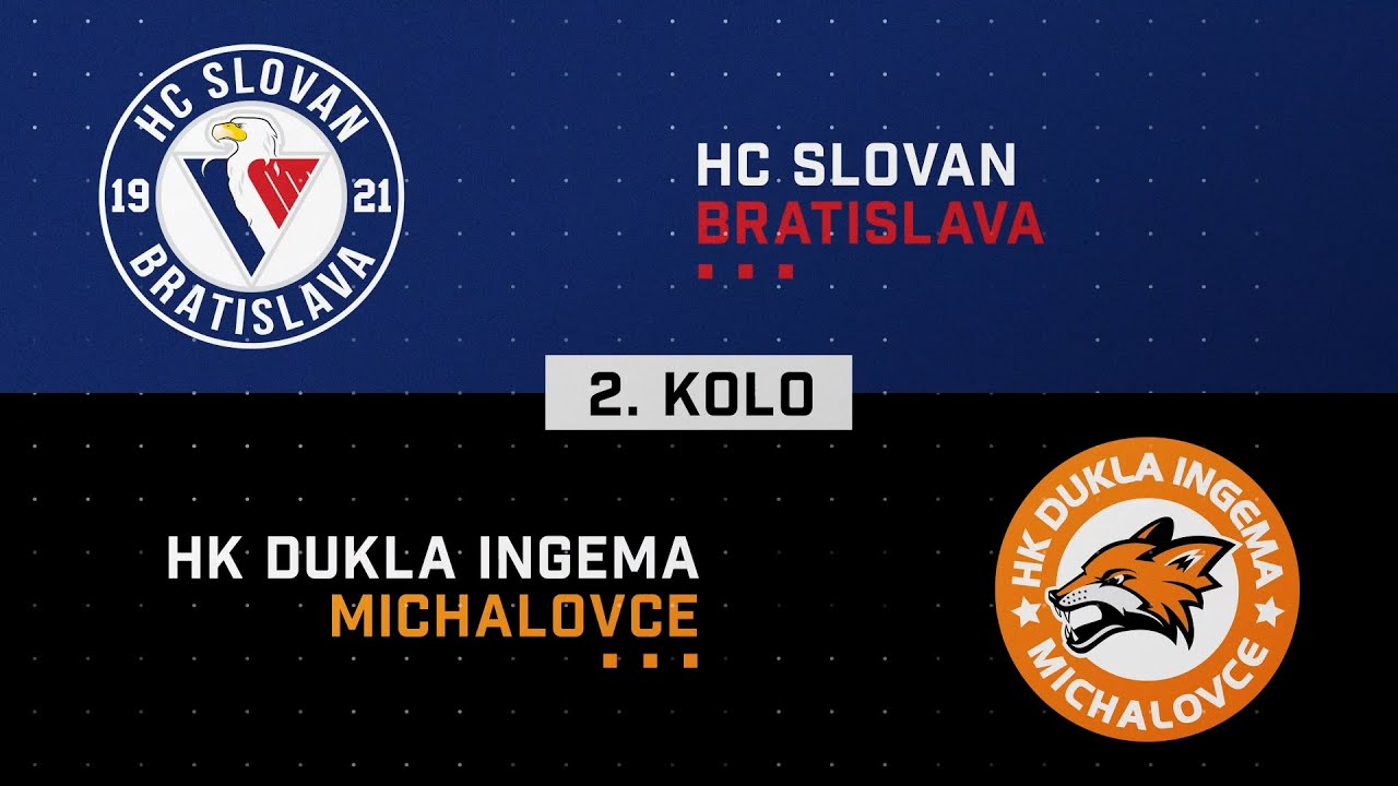 2.kolo štvrťfinále HC Slovan Bratislava - HK Dukla INGEMA Michalovce HIGHLIGHTS