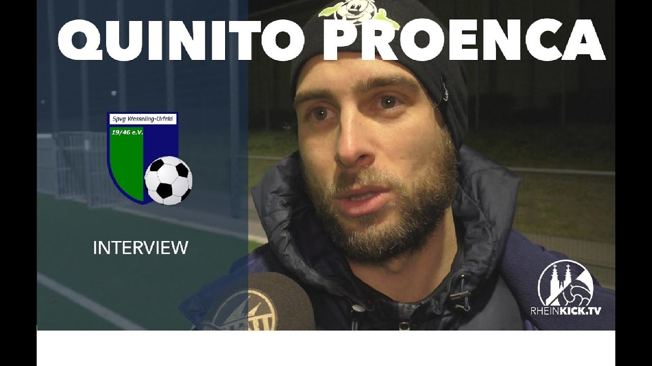 Wesseling-Urfelds Quinito Proenca &uuml;ber seine Doppelfunktion als U19-Trainer und Spieler