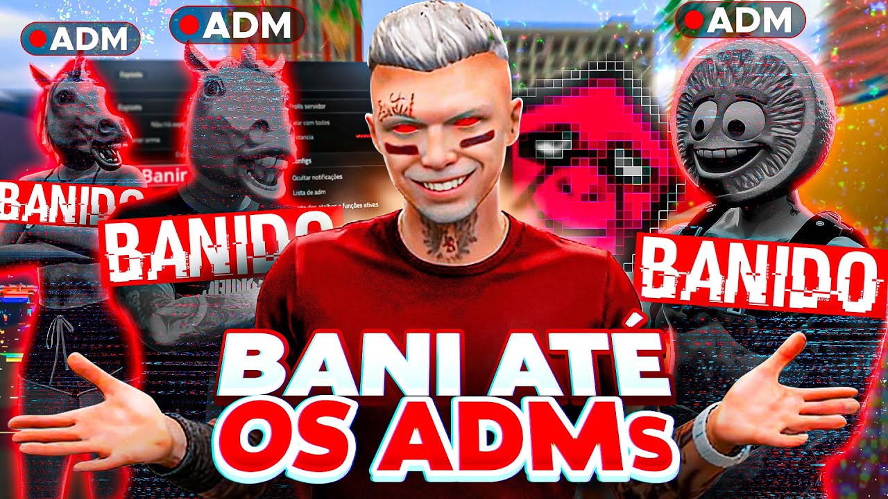 HACKEEI O SISTEMA E BANI A STAFF INTEIRA DO GTA RP