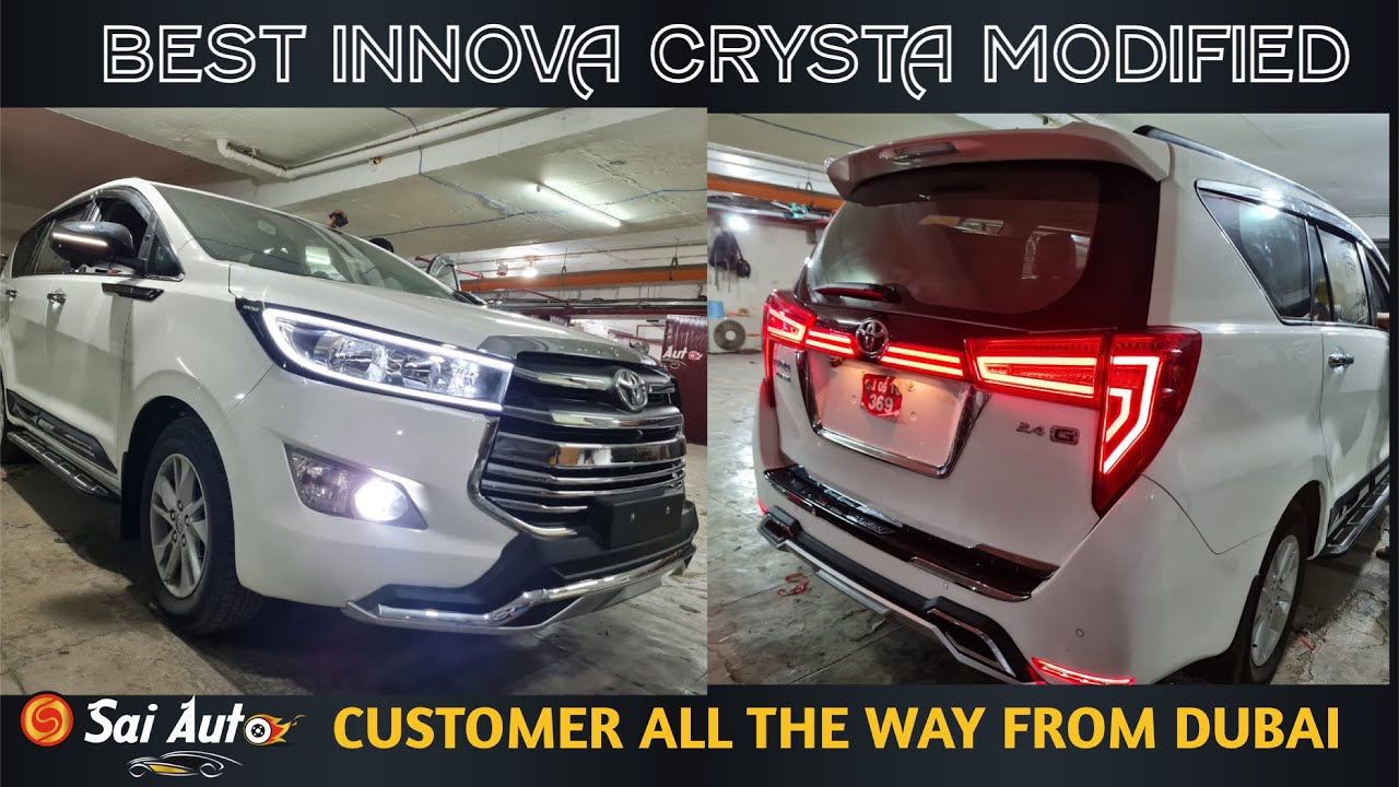 INNOVA CRYSTA MODIFIED ALL THE WAY FROM DUBAI📞98201 87037 📞9833986482