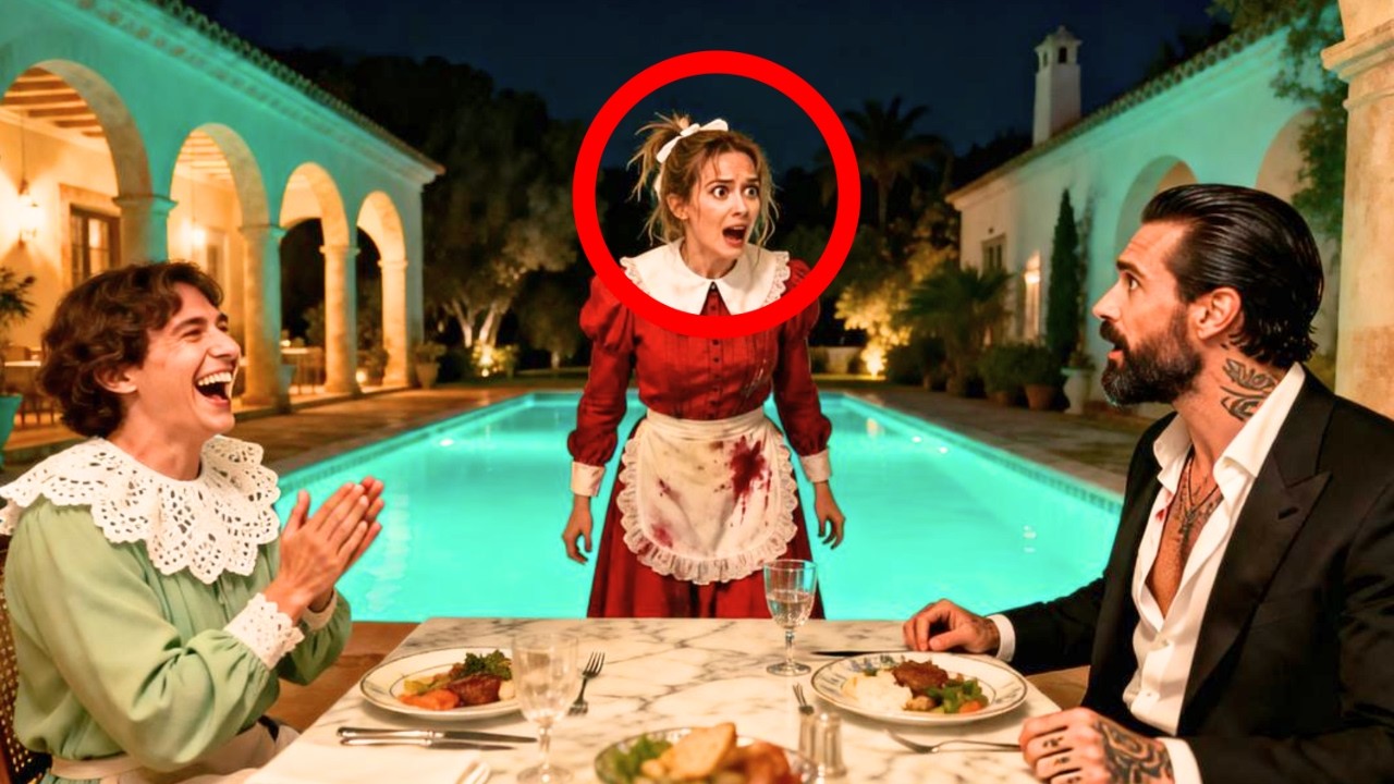 A Deaf Mafia Boss Dined Alone — Until the Maid’s Little Daughter Approached Him...