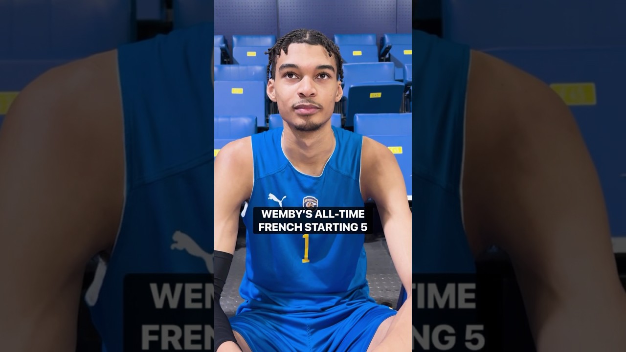 Victor Wembanyama&rsquo;s All-Time French Starting 5! 🇫🇷 | #Shorts
