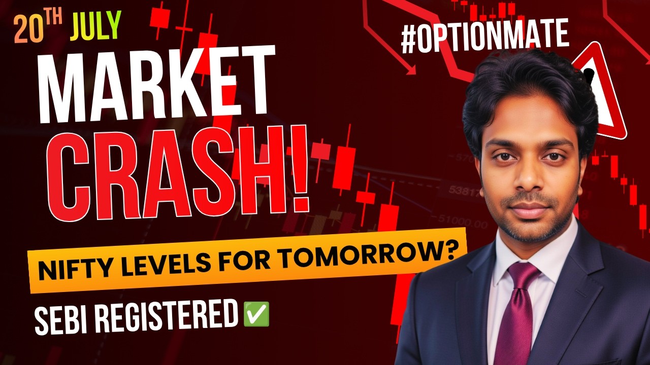 ✅Nifty Analysis for tomorrow by SEBI Reg. Research Analyst✅|#livetrading #optionmate #nifty Telugu