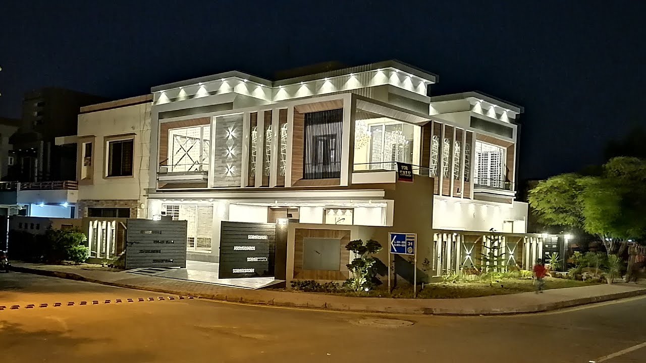 Executive Class 12 Marla Corner 45 × 60 Brand New Bangalow in Bahria Town lhr 03218481906