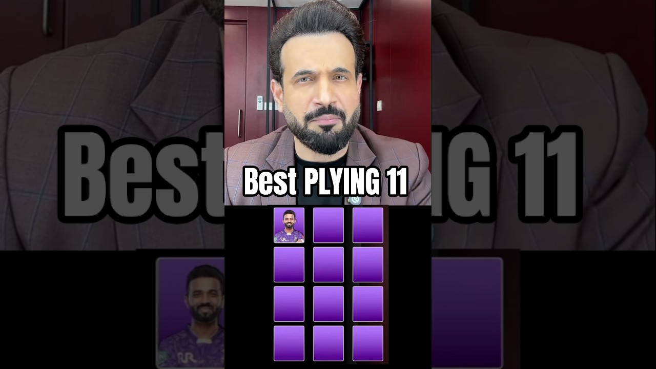 KKR IPL 2026 BEST PLAYING 11 ❓ #kkr #shorts