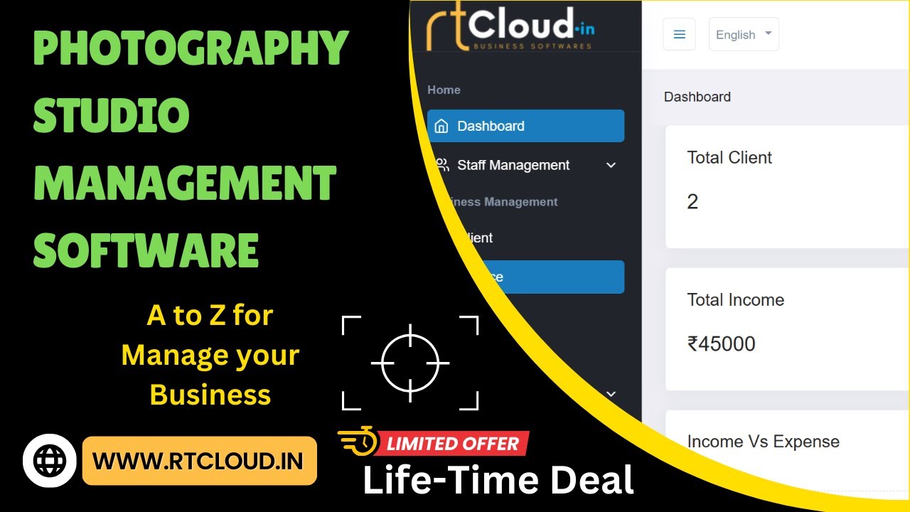 #Photography #Studio Management by #rtcloud - #LifeTimeDeal | Boost Your Photography Business